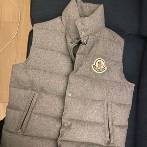 Moncler Grey Men’s Vest Size 3
